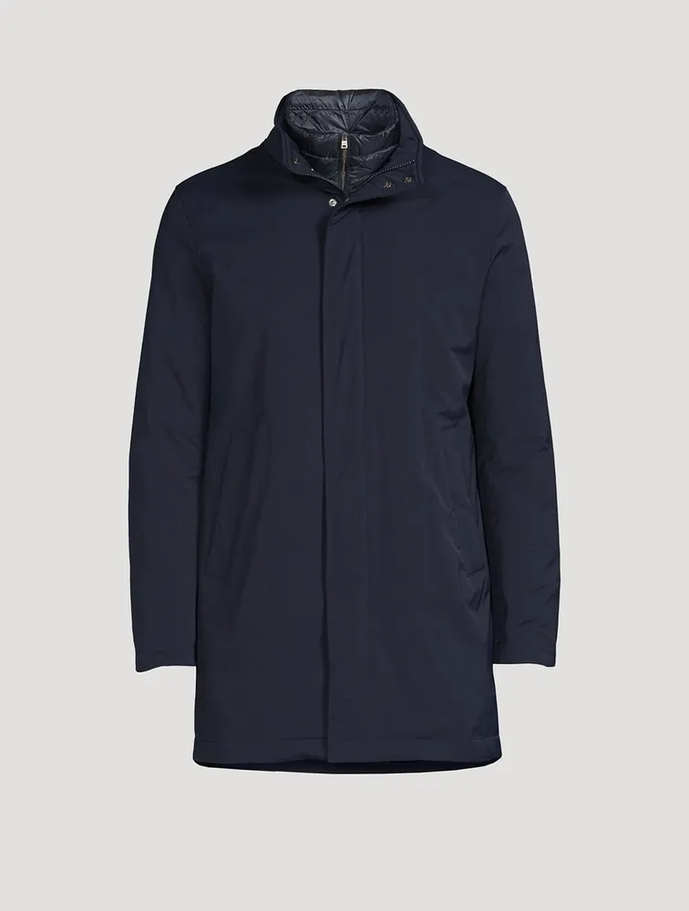 HERNO Keystone Down Overcoat With Windguard