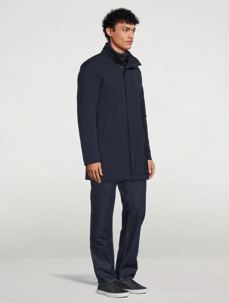 HERNO Keystone Down Overcoat With Windguard