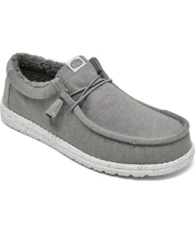 Hey Dude Men's Wally Warmth Knit Casual Moccasin Sneakers from Finish Line