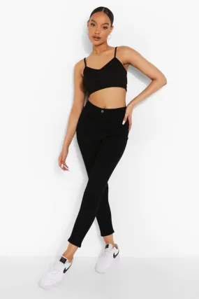 High Waisted Super Stretch Disco Jeans