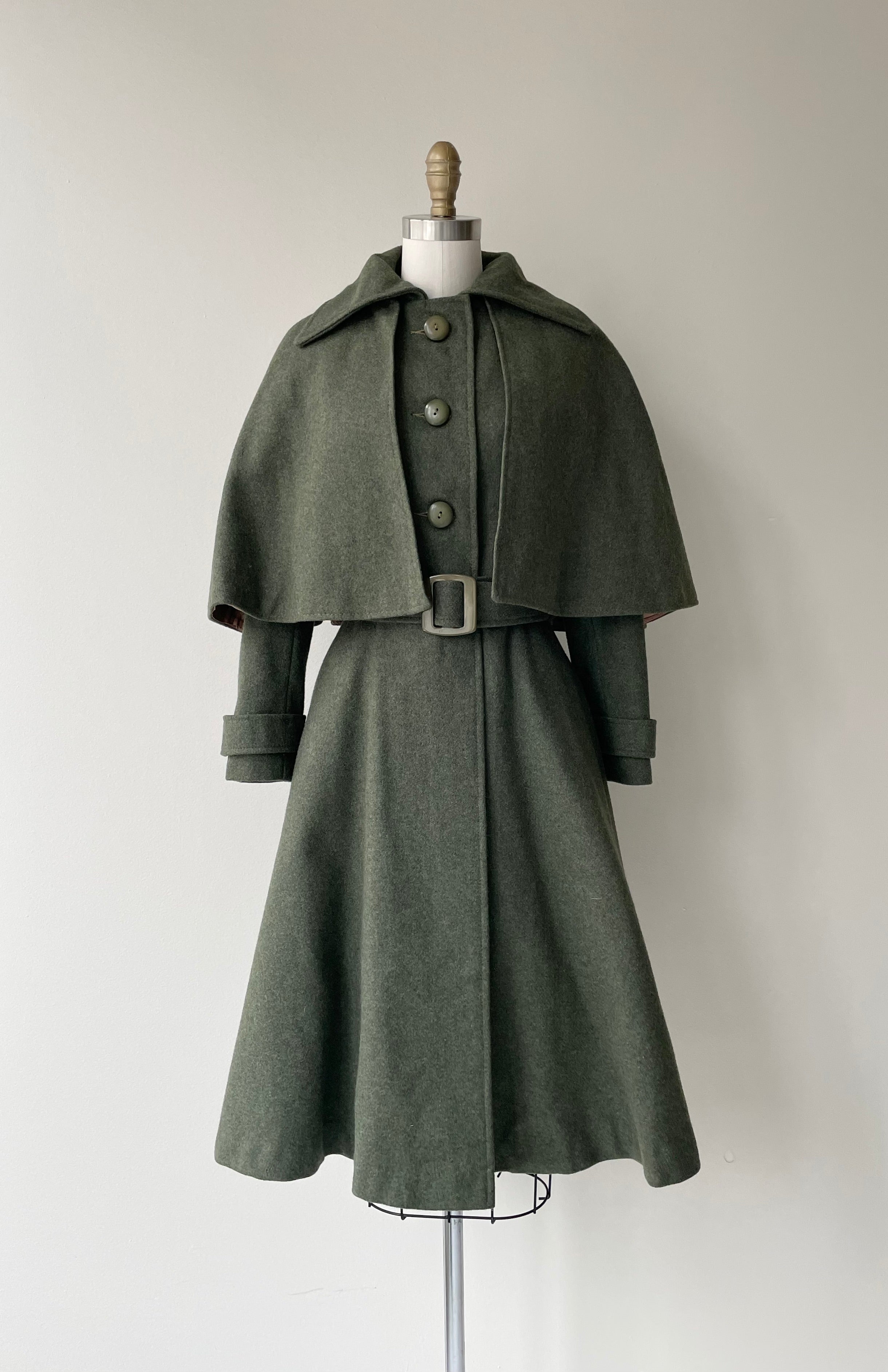 Iodo Loden Wool Trench