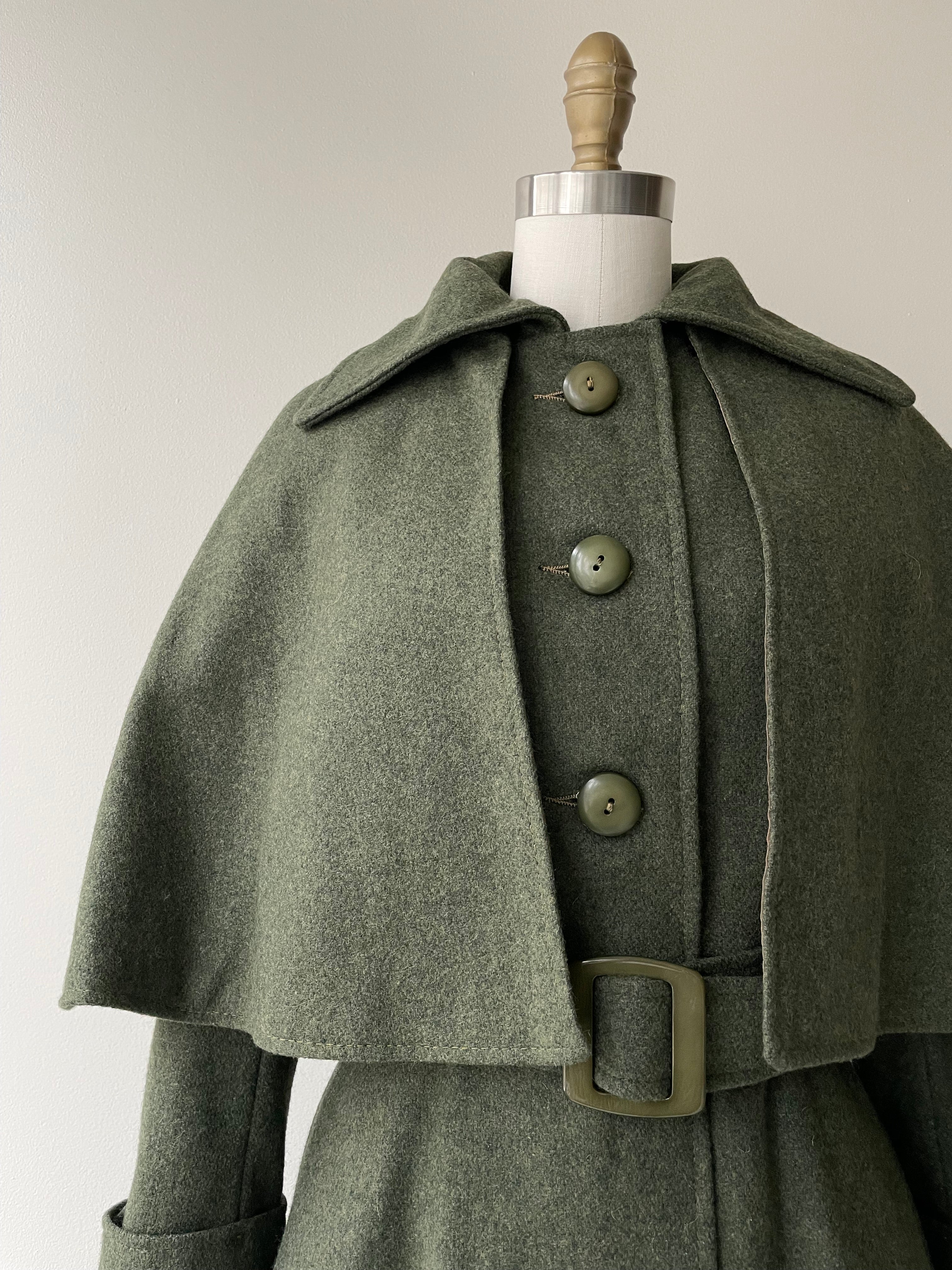 Iodo Loden Wool Trench