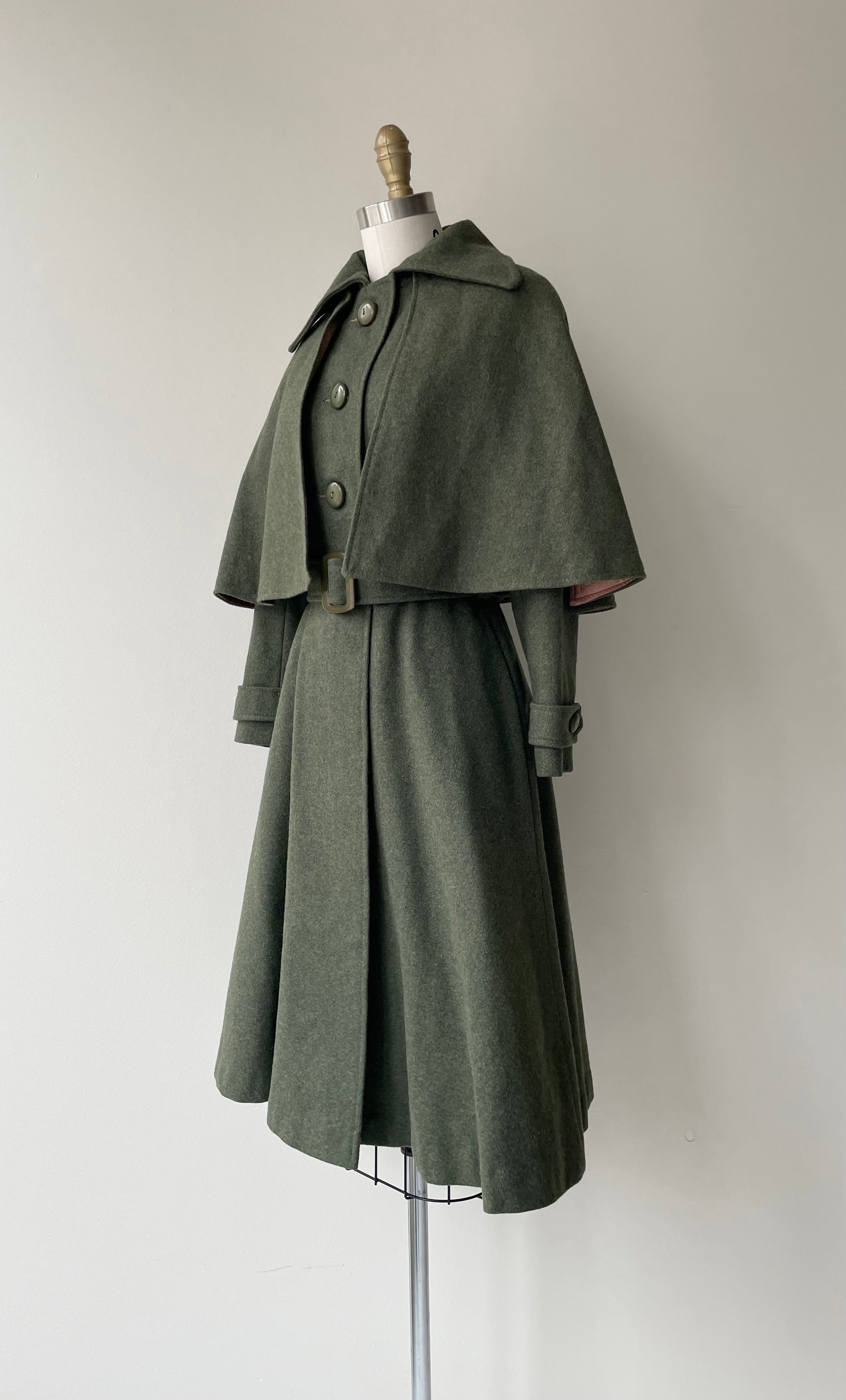 Iodo Loden Wool Trench