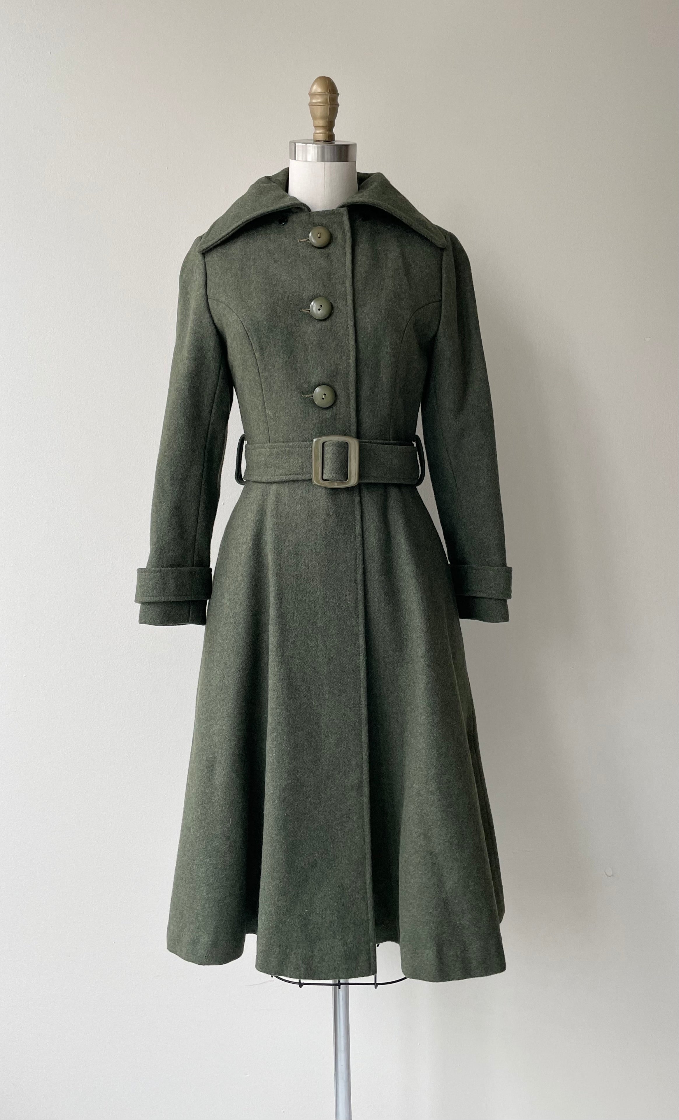 Iodo Loden Wool Trench