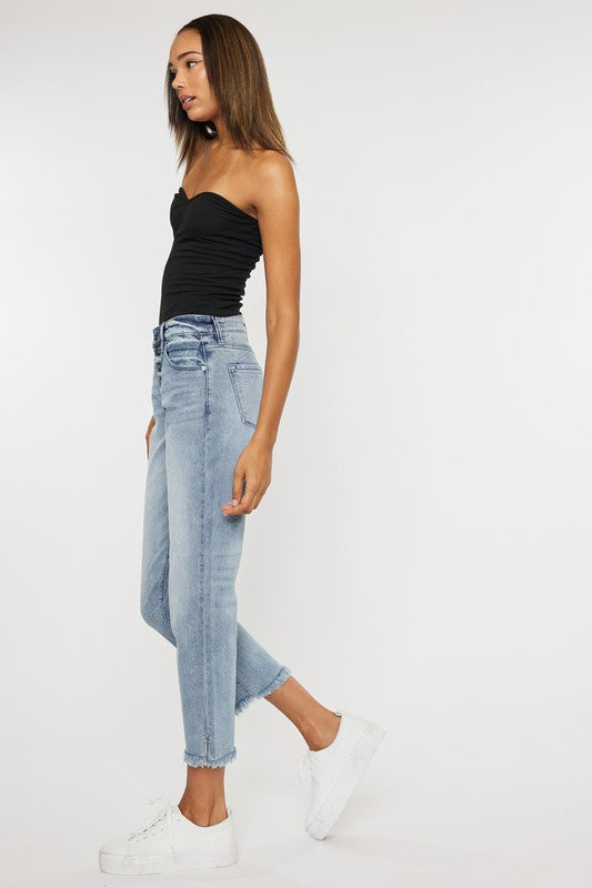 KanCan HIGH RISE STRAIGHT FIT JEANS