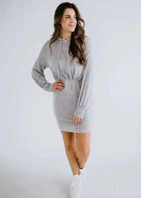 Kelston Knit Hoodie Dress FINAL SALE