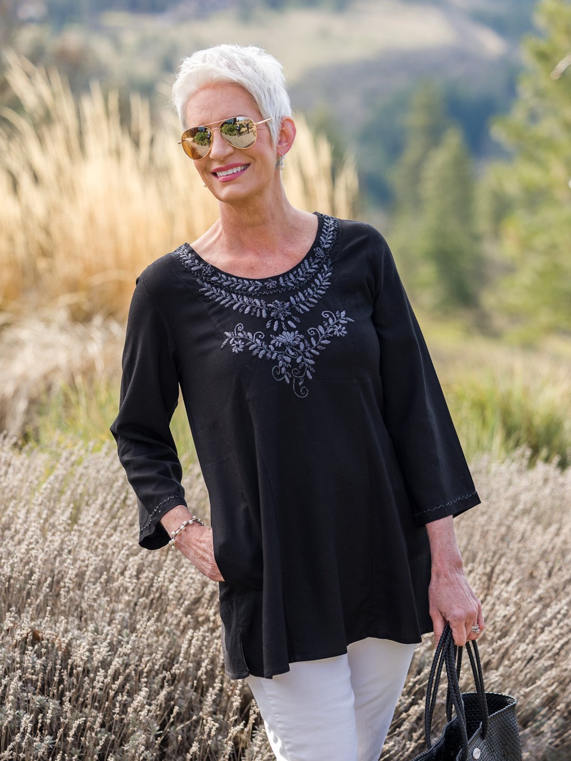 Laura Black Tunic