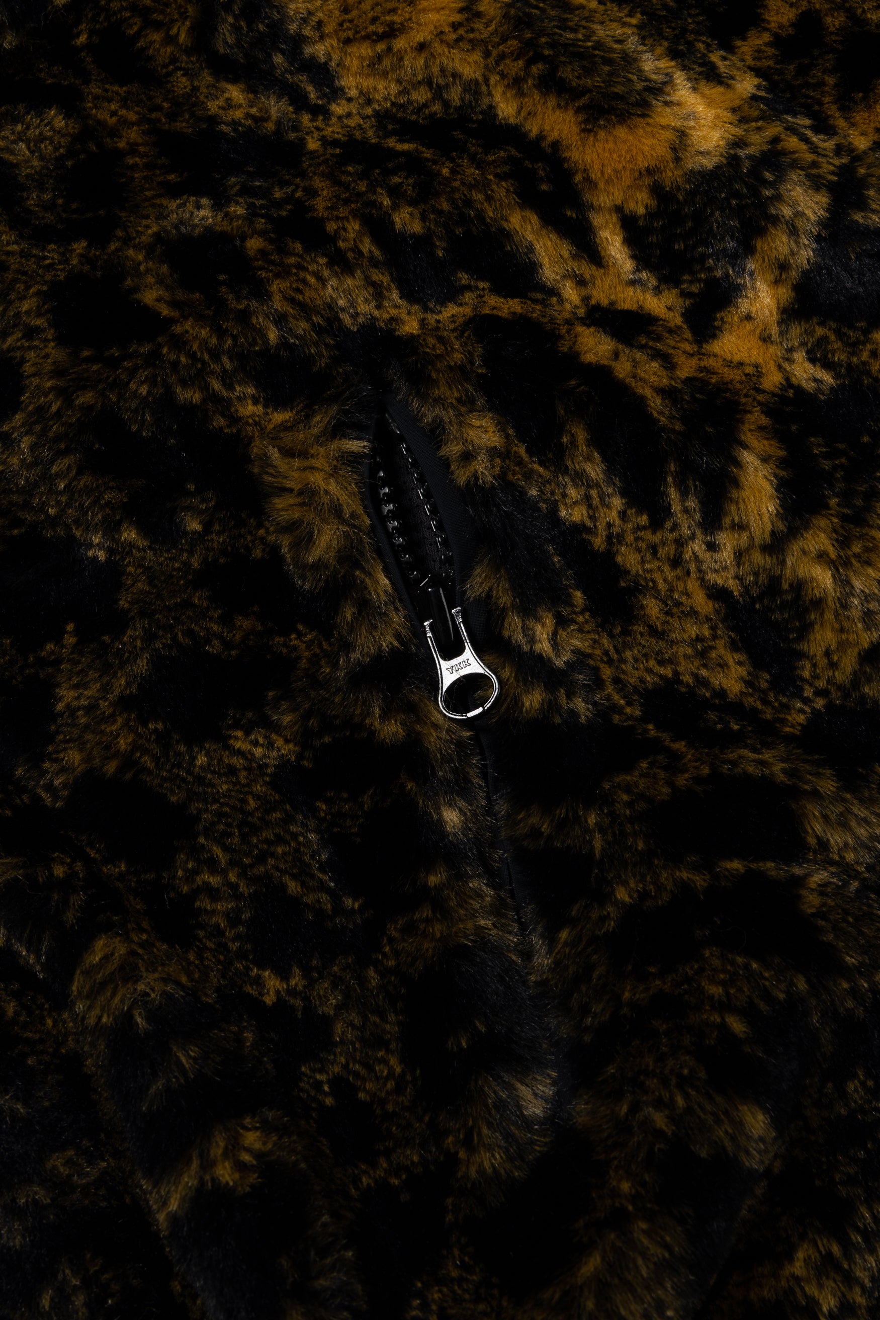 Leopard Fur Cropped Hoodie