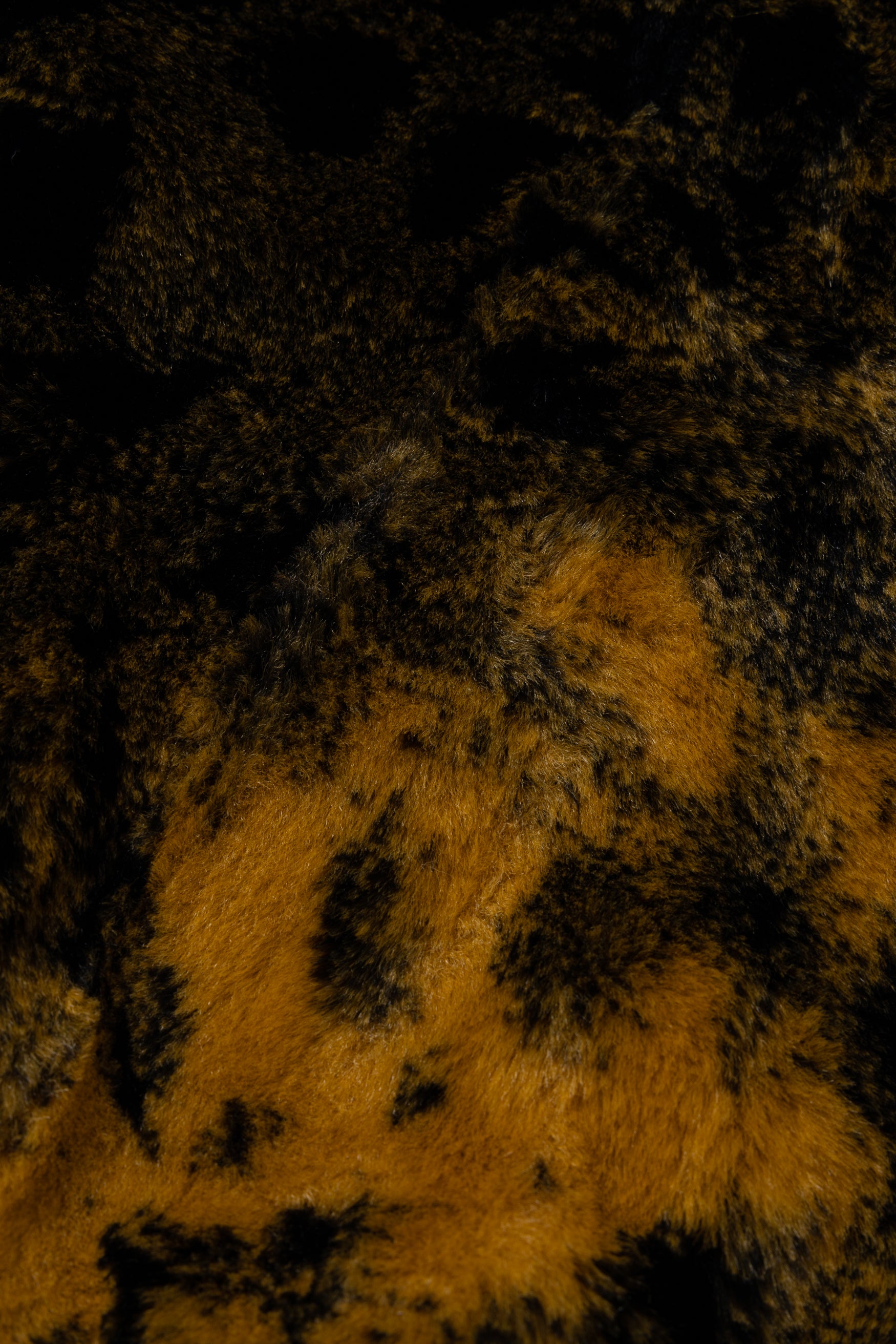 Leopard Fur Cropped Hoodie