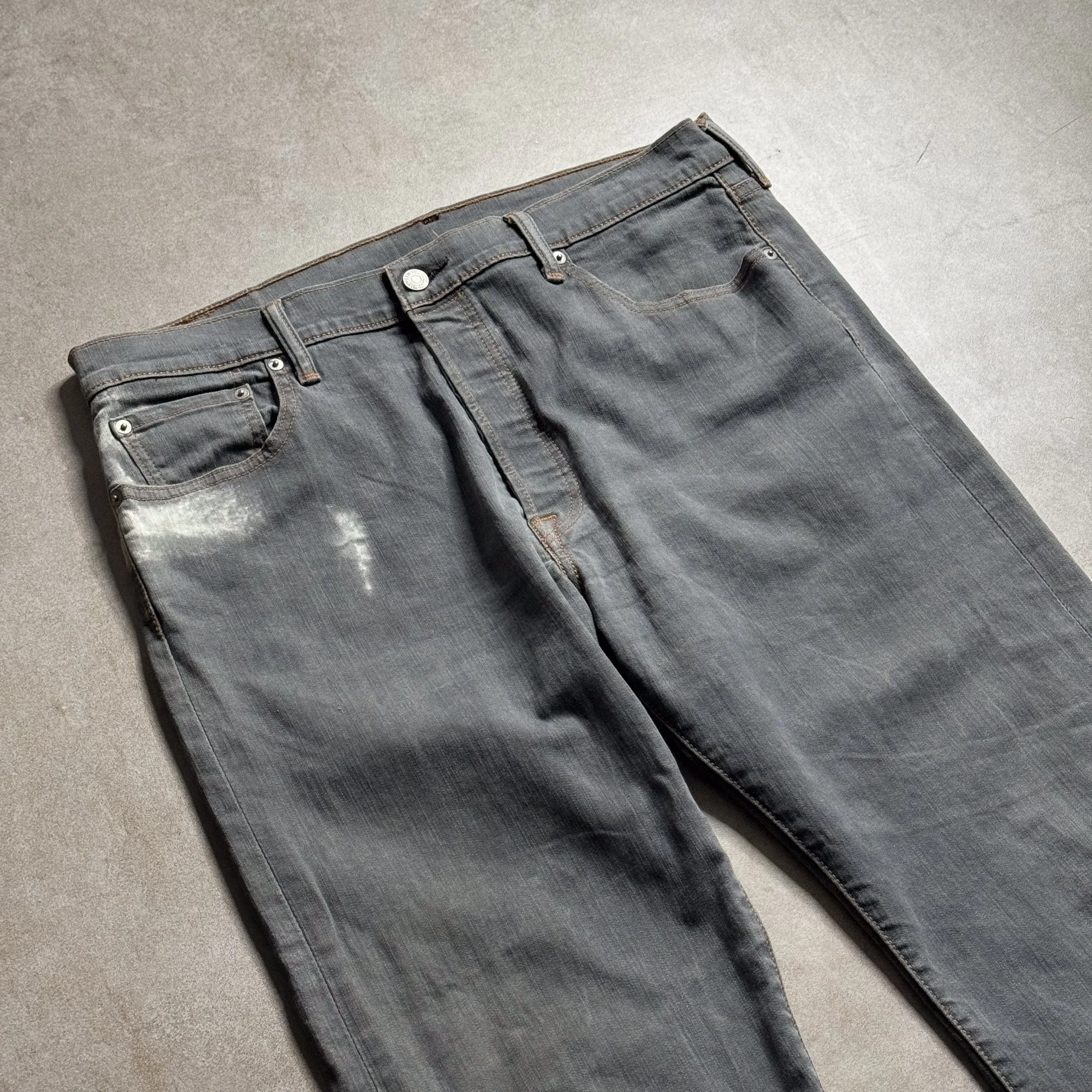 Levi's 501 Washed Denim Jeans - 36in