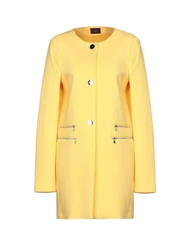 Liu jo Women Overcoat Yellow 14 UK