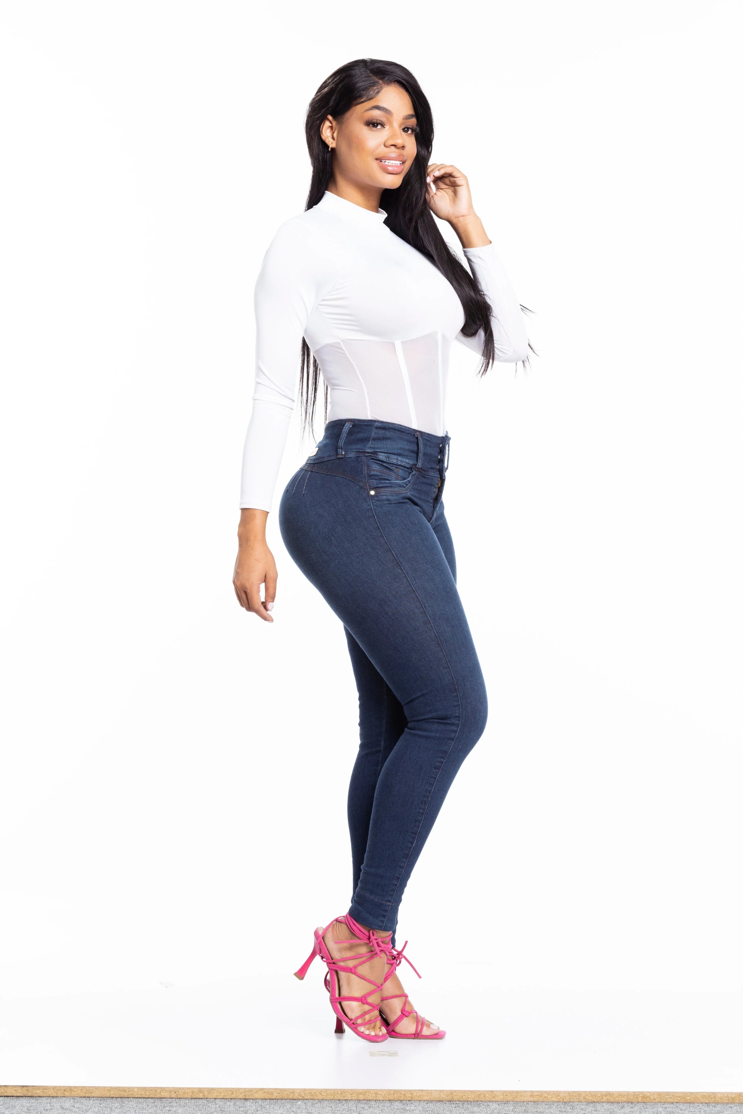 LT.ROSE 1322 JEANS SKINNY LEVANTADORES COLOMBIANO MUJER