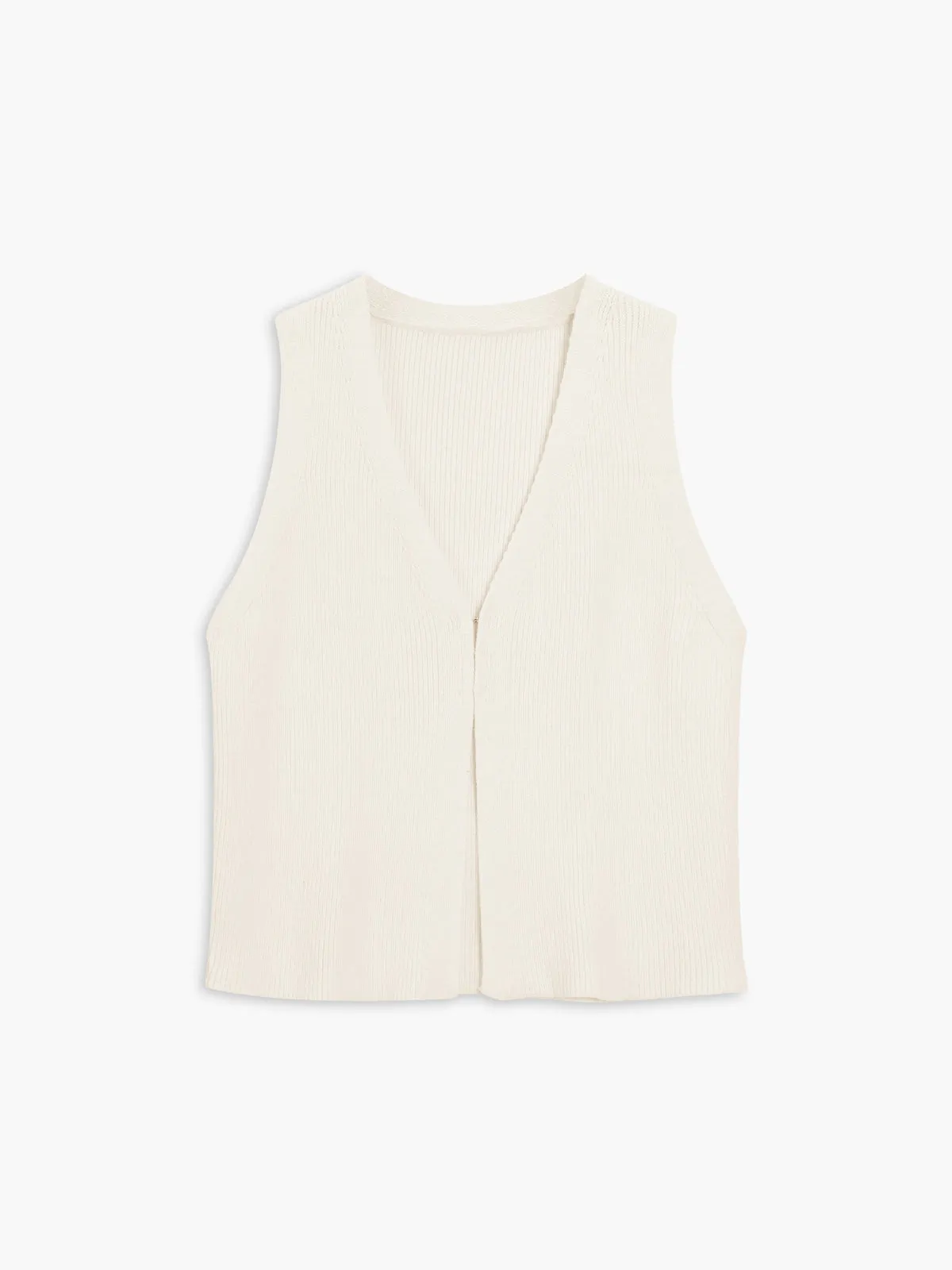 Main Character Rib Sweater Vest