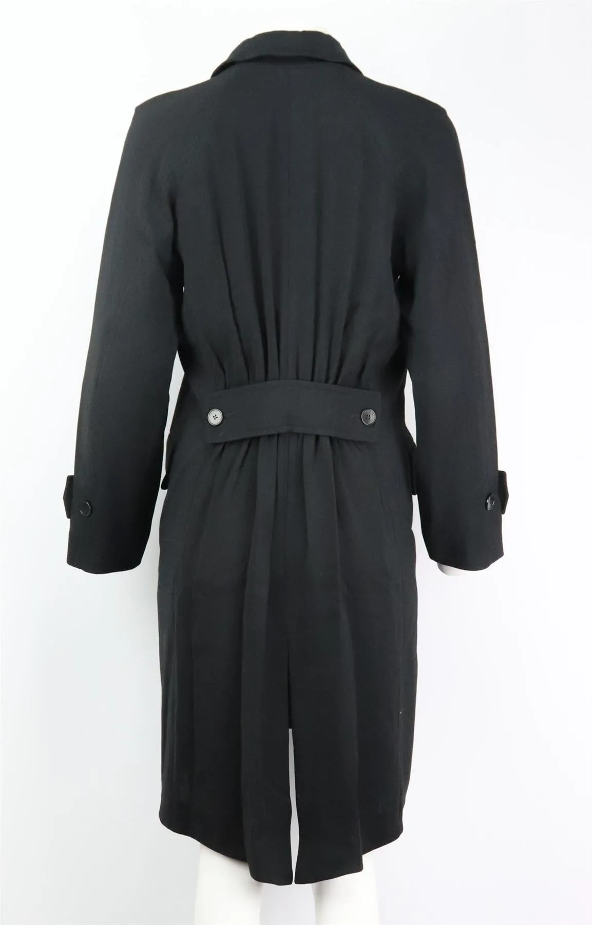 MAIYET DOUBLE BREASTED TRENCH CREPE COAT US 2 UK 6