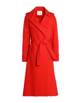 Maje Women Overcoat Red 2 Designer