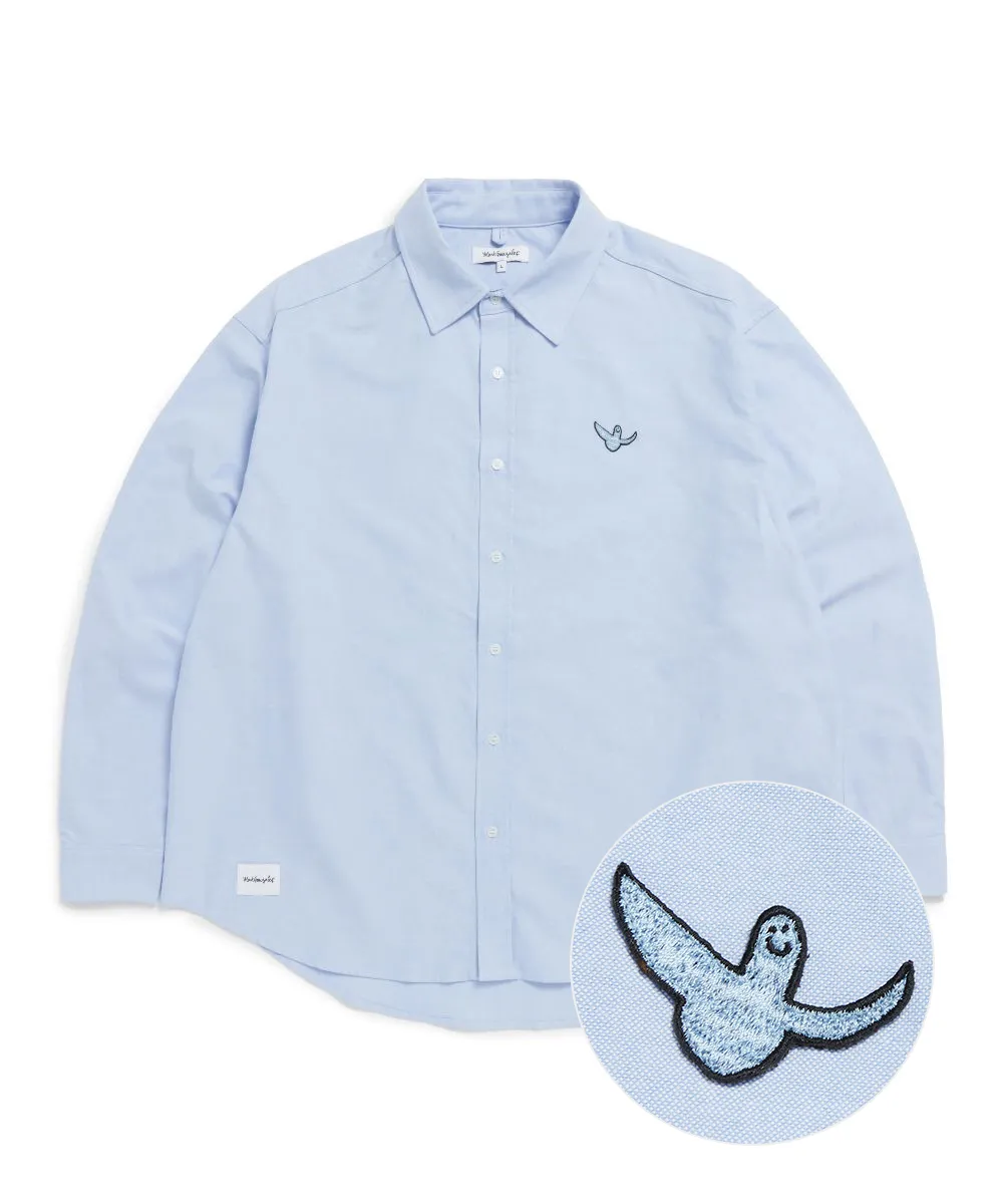 Mark Gonzales  |[MARK GONZALES]★ ANGEL WAPPEN OXFORD SHIRT