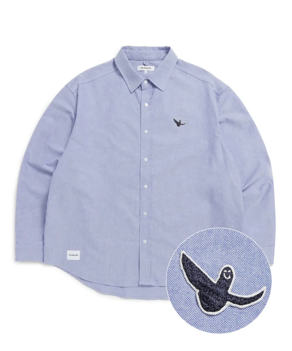 Mark Gonzales  |[MARK GONZALES]★ ANGEL WAPPEN OXFORD SHIRT