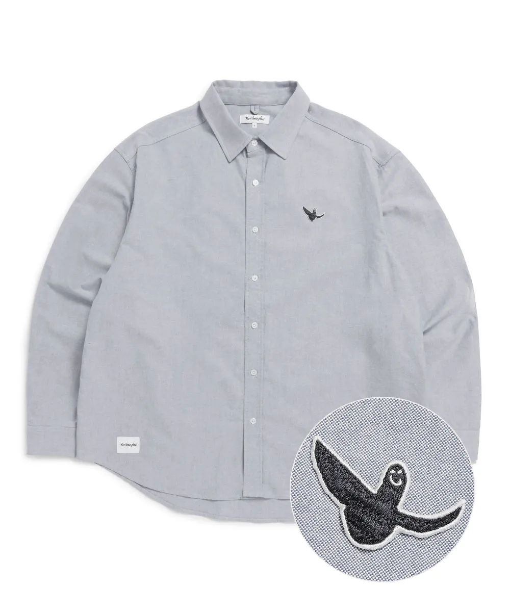 Mark Gonzales  |[MARK GONZALES]★ ANGEL WAPPEN OXFORD SHIRT