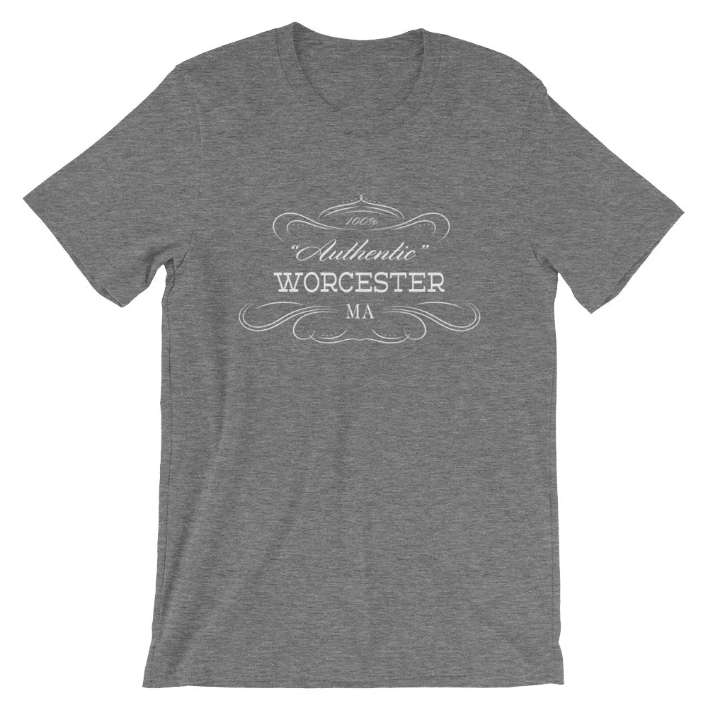 Massachusetts - Worcester MA - Short-Sleeve Unisex T-Shirt - Authentic