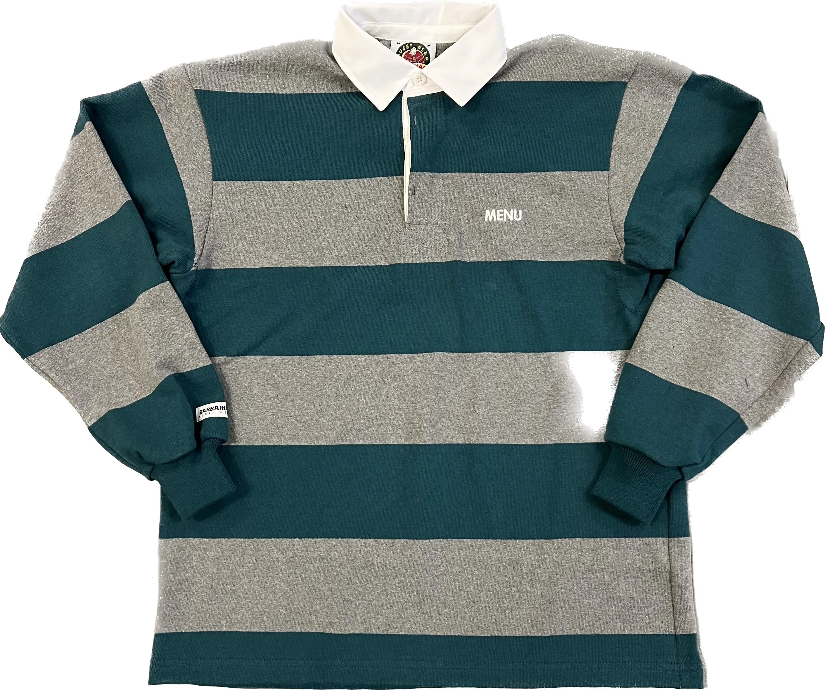 Menu X Barbarian Rugby Shirt - Oxford/Teal