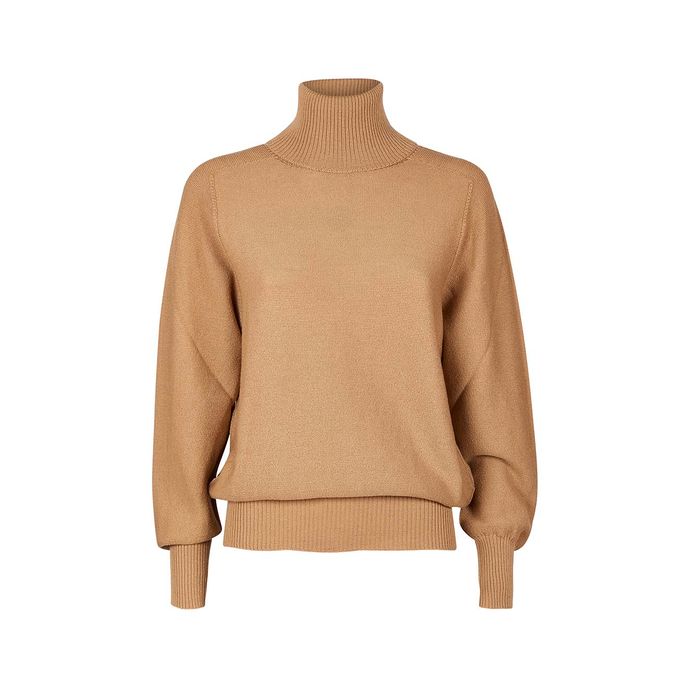 MERINOS WOOL TURTLENECK Woman Cammello