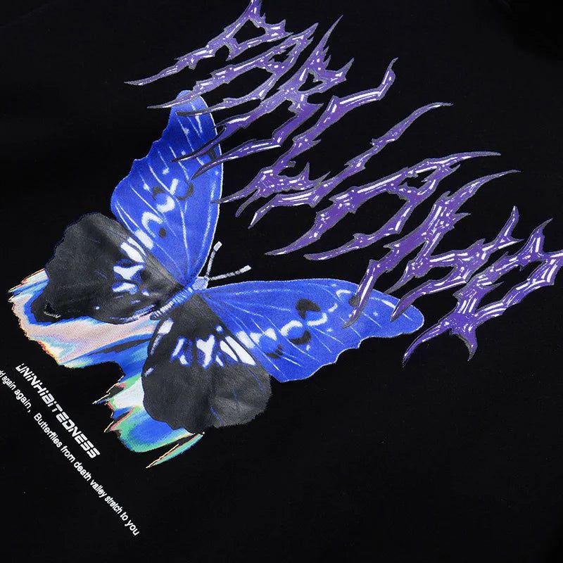 Metal Butterfly Hoodie