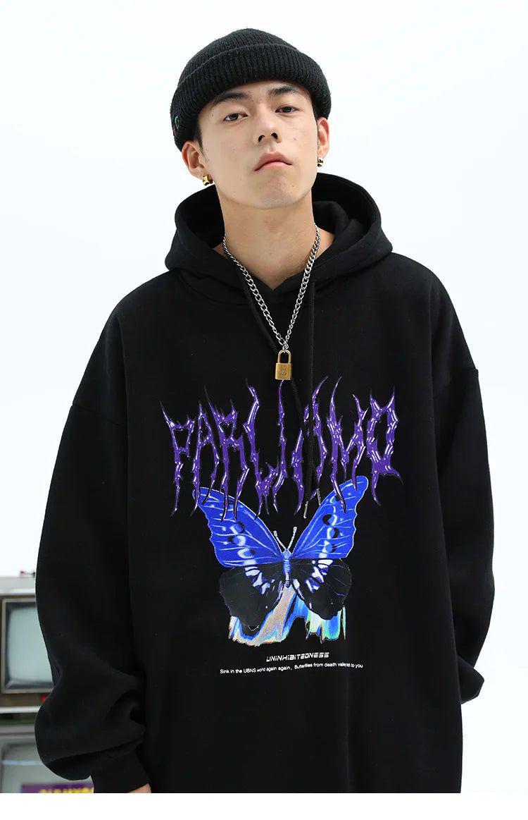 Metal Butterfly Hoodie