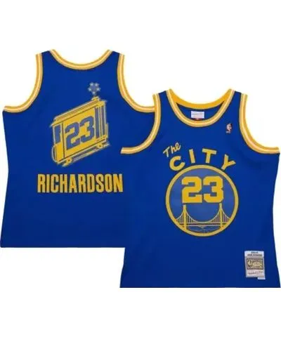 Mitchell & Ness Men's NBA Jason Golden State Warriors 2004/05 Hardwood Classics Swingman Jersey