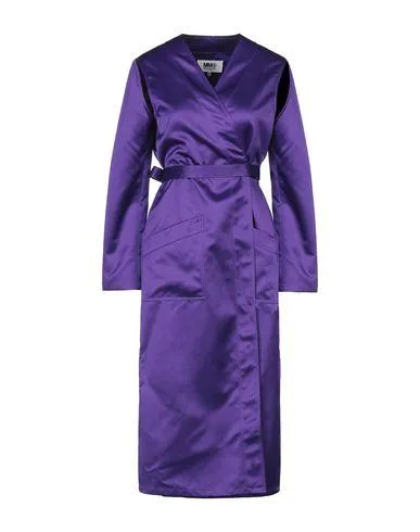 Mm6 Maison Margiela Women Overcoat Purple 6 UK