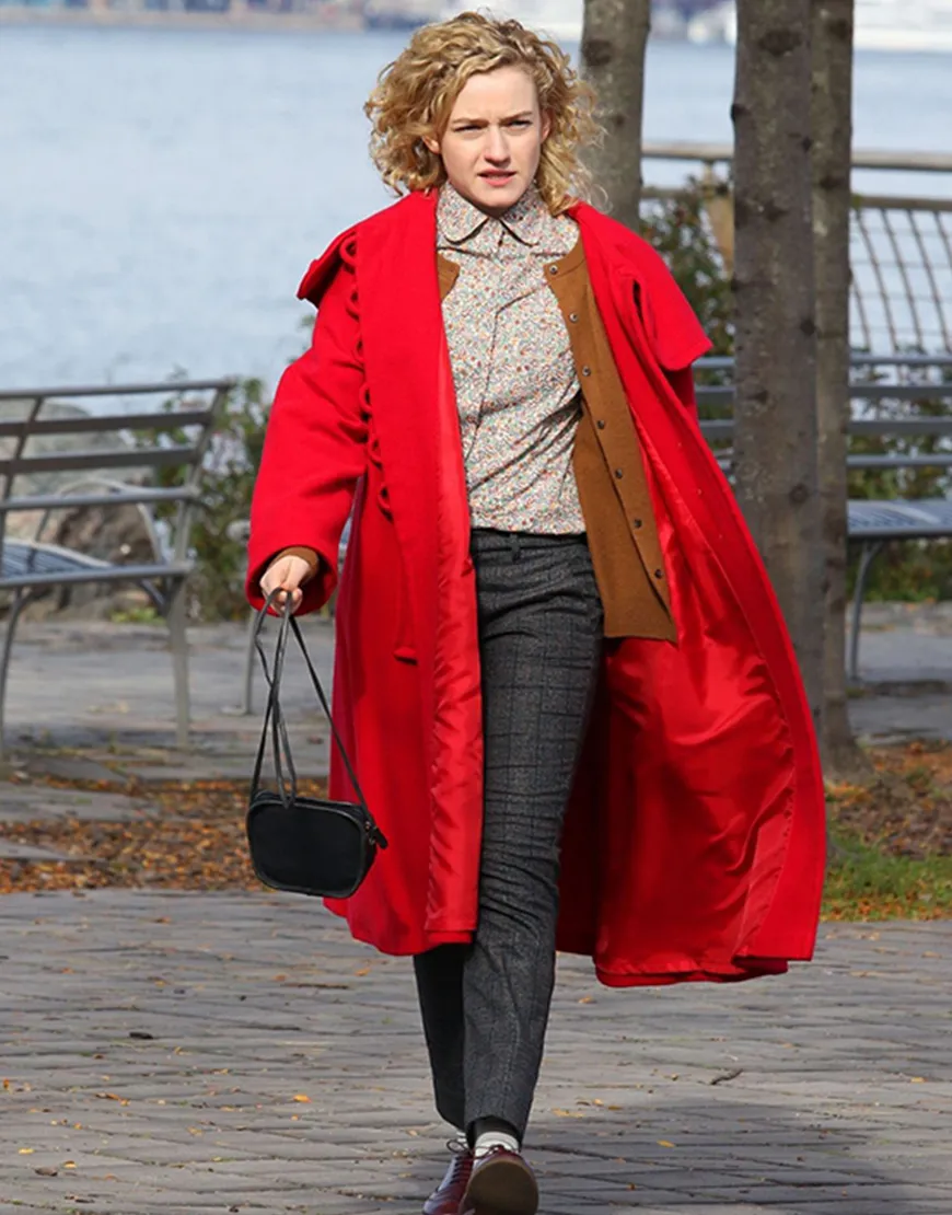 Modern Love S02 Julia Garner Red Coat | Maddy Red Hooded Coat