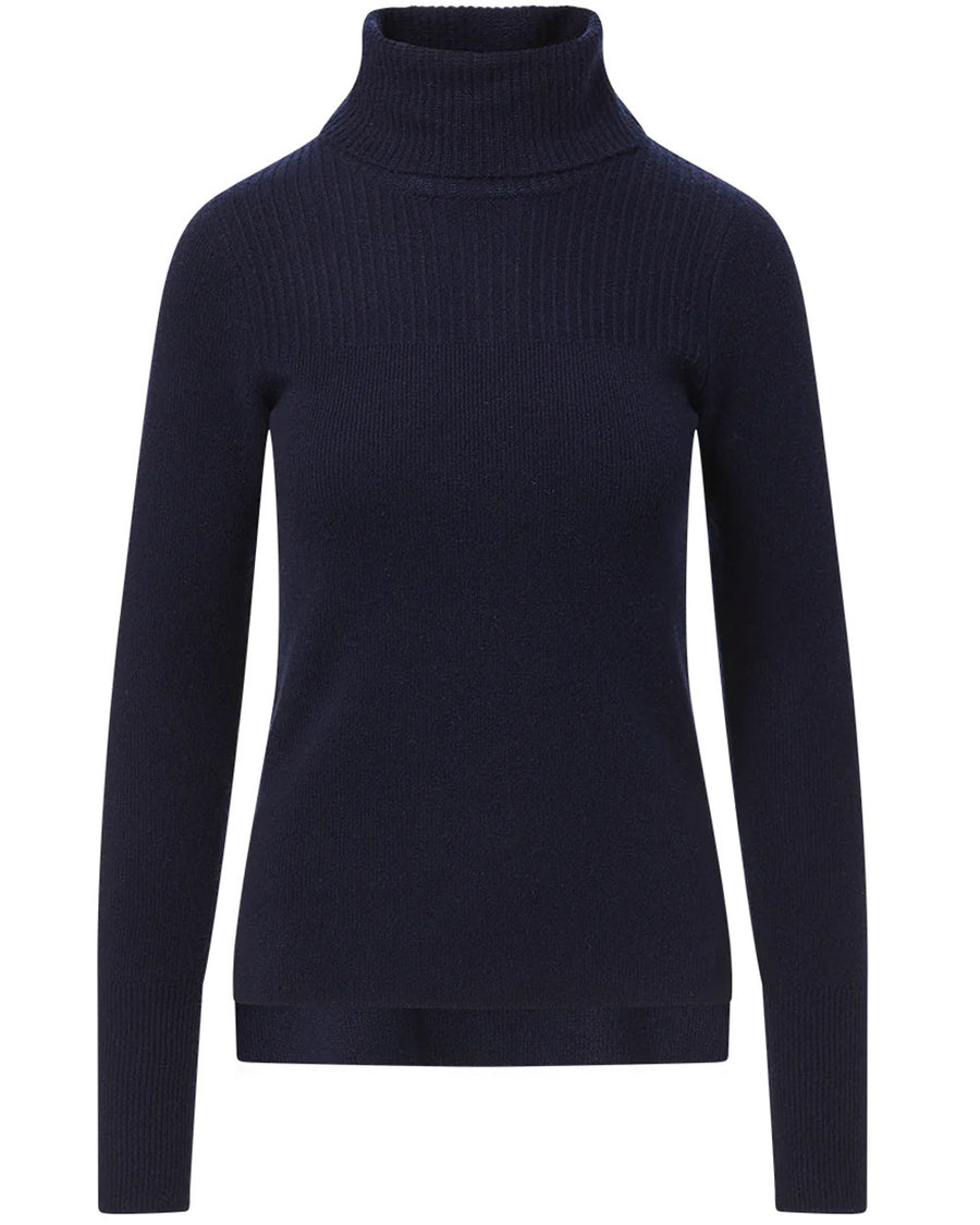 Navy Cashmere Jurnee Turtleneck