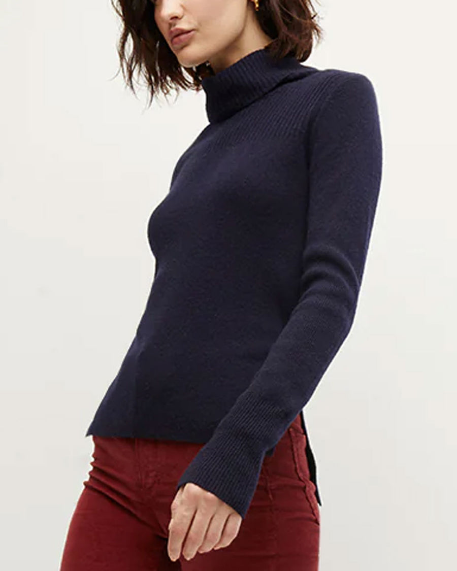 Navy Cashmere Jurnee Turtleneck