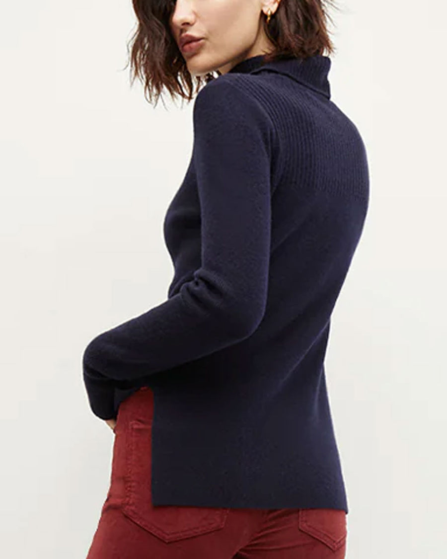 Navy Cashmere Jurnee Turtleneck