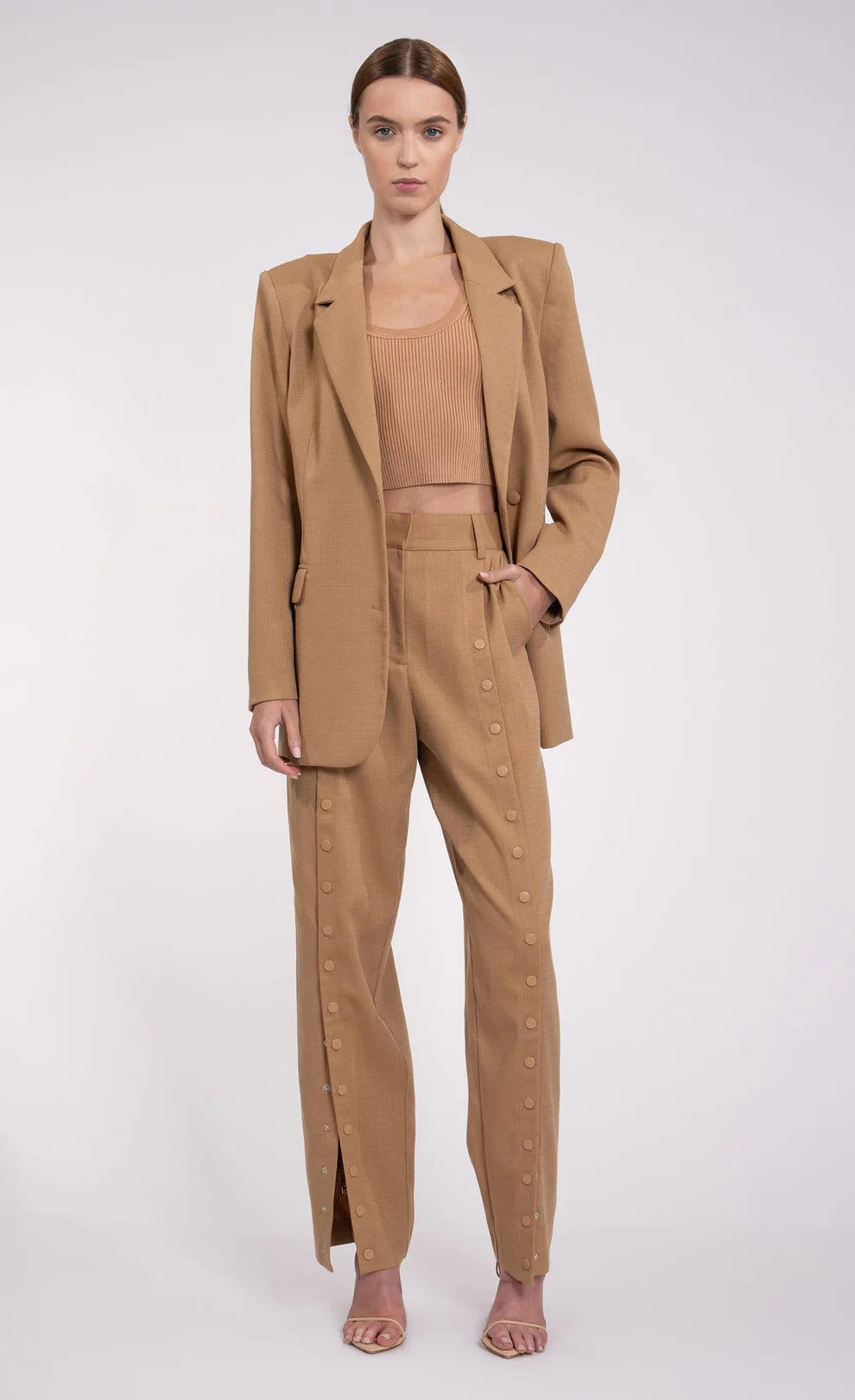 Nonchalant - Pheonix Blazer - Sand