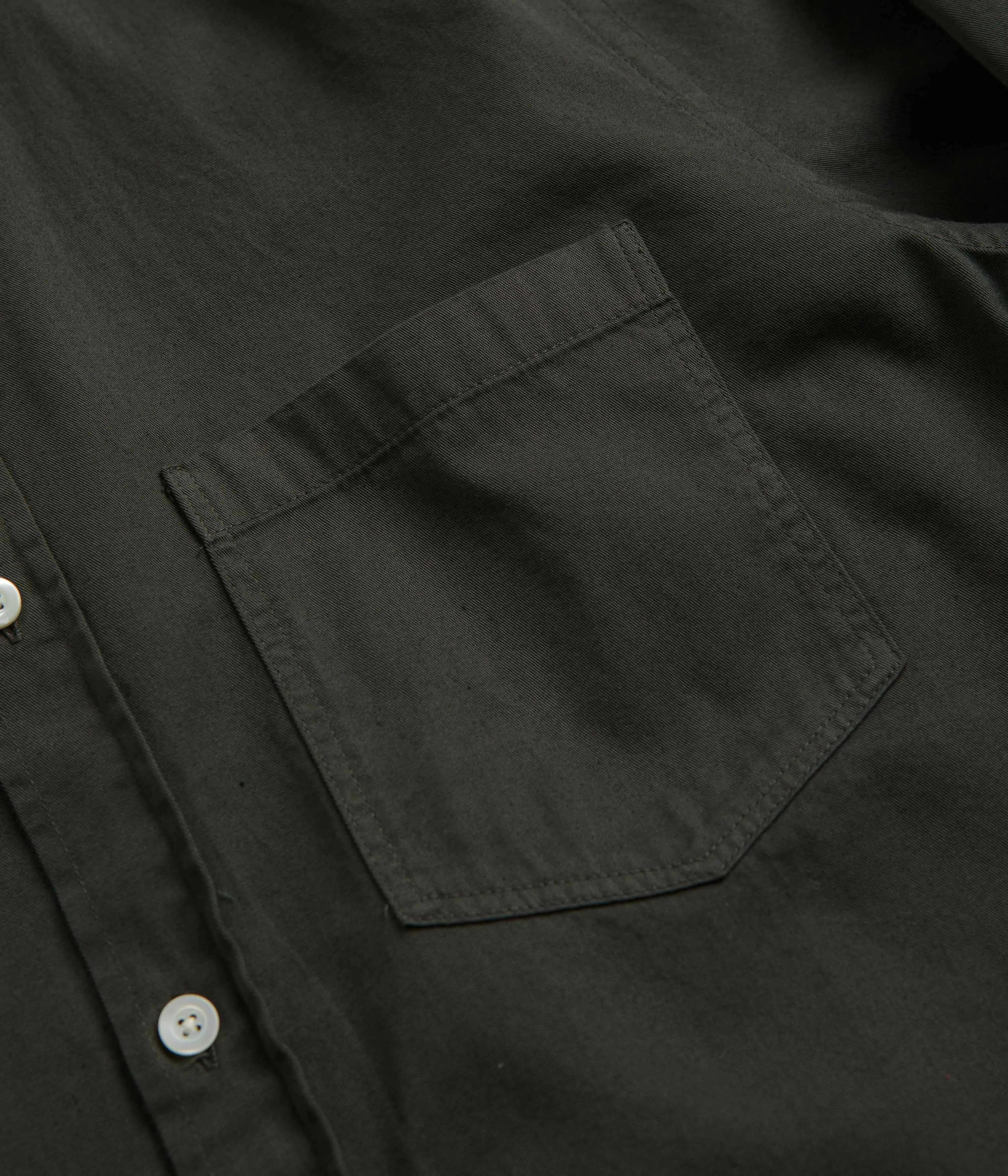 Norse Projects Anton Light Twill Shirt - Beech Green