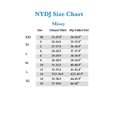 NYDJ Petite High Rise Sheri Slim in Moonlight