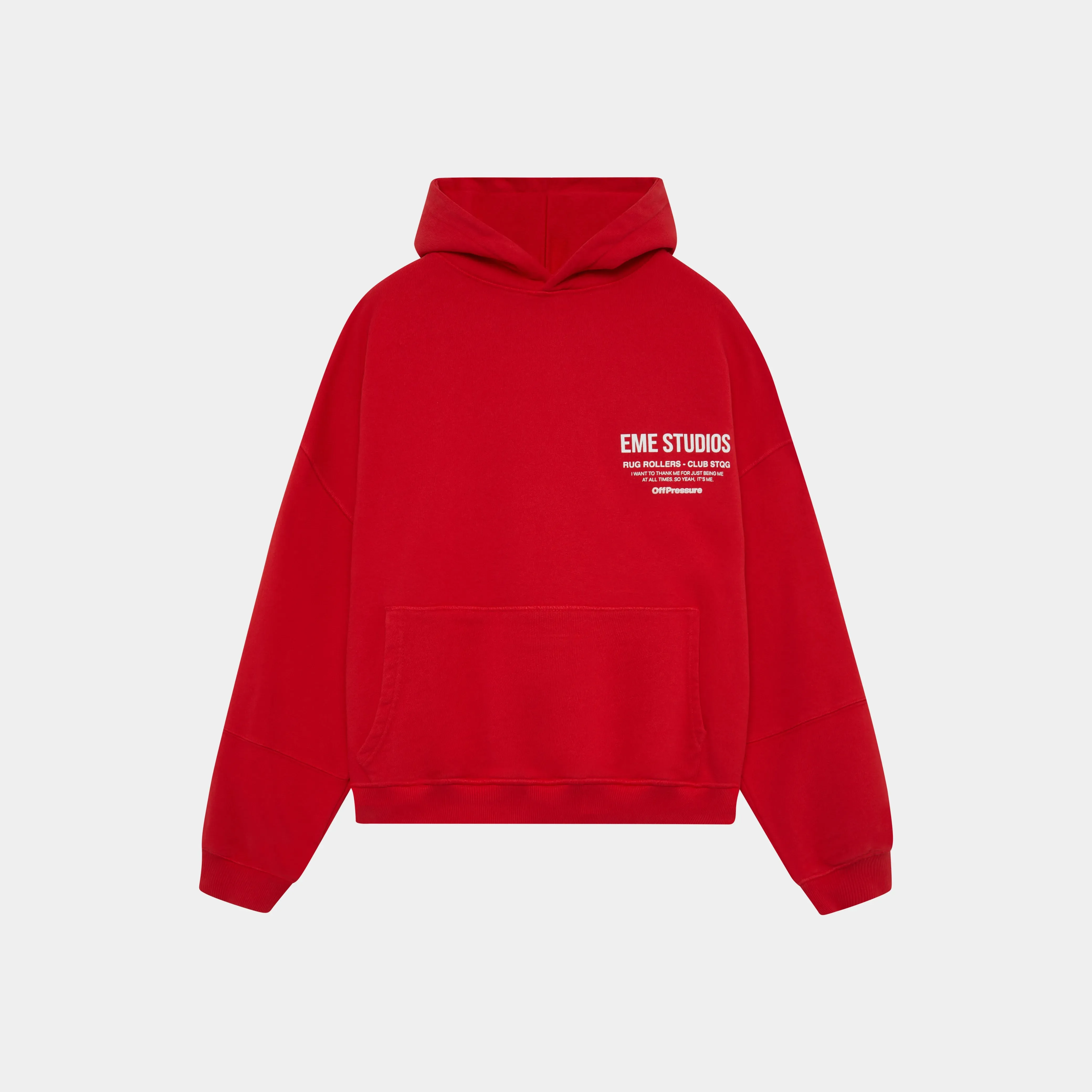 Off Pressure Ruby Oversized Hoodie