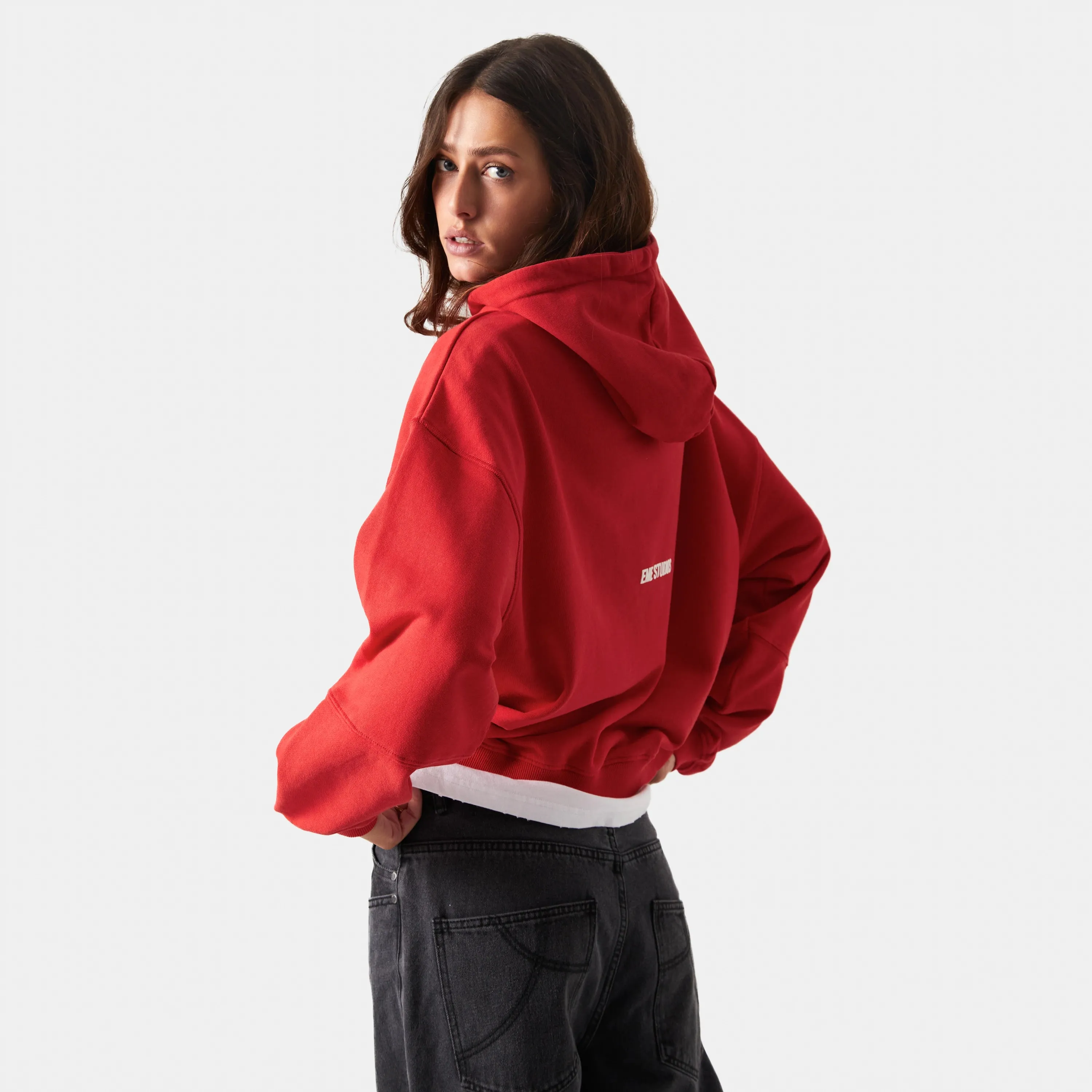 Off Pressure Ruby Oversized Hoodie