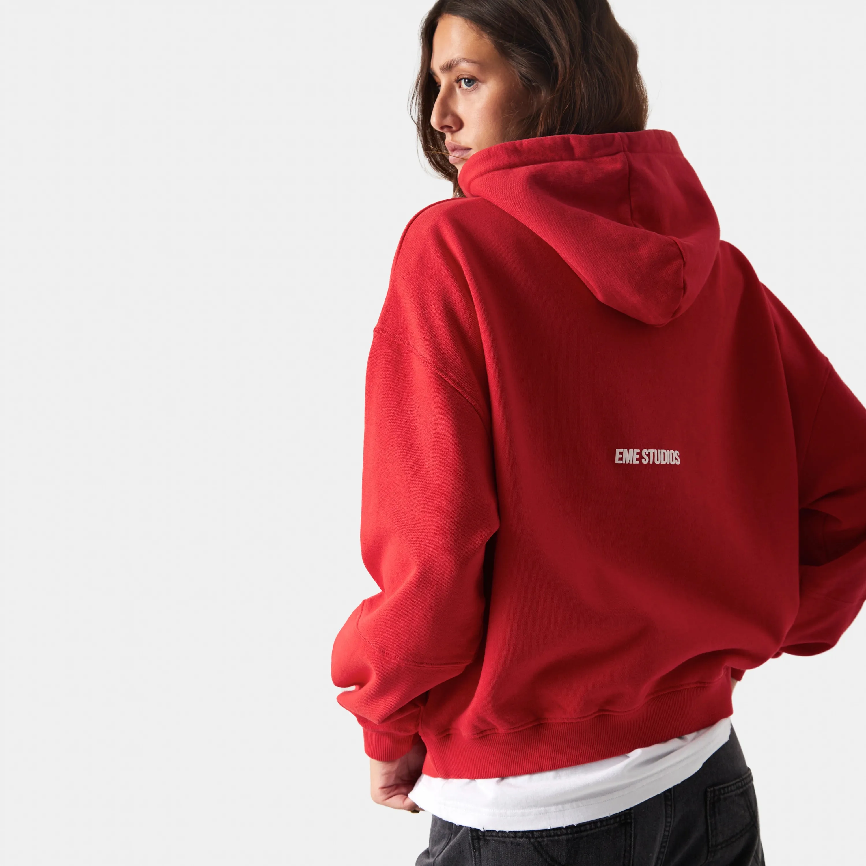 Off Pressure Ruby Oversized Hoodie