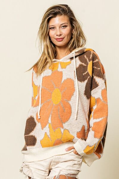 Olivia Drawstring Hooded Sweater