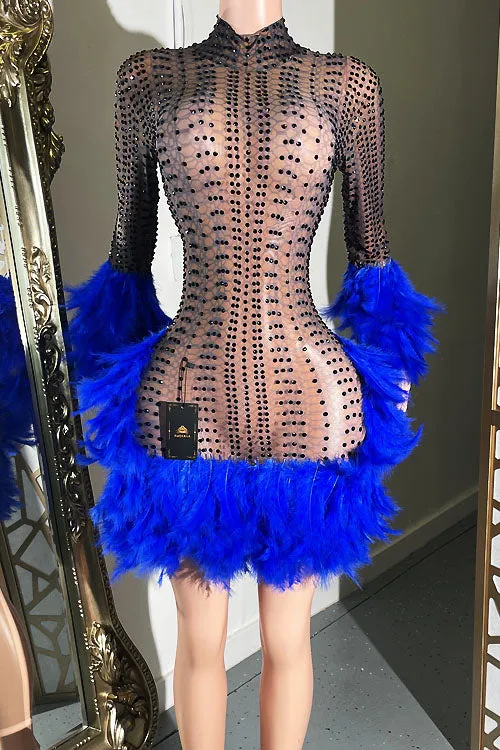 Olivia Feather Dress