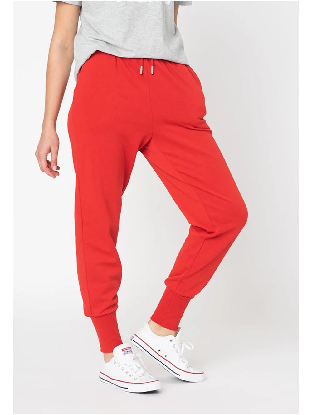 Only Pantalone Donna Rosso