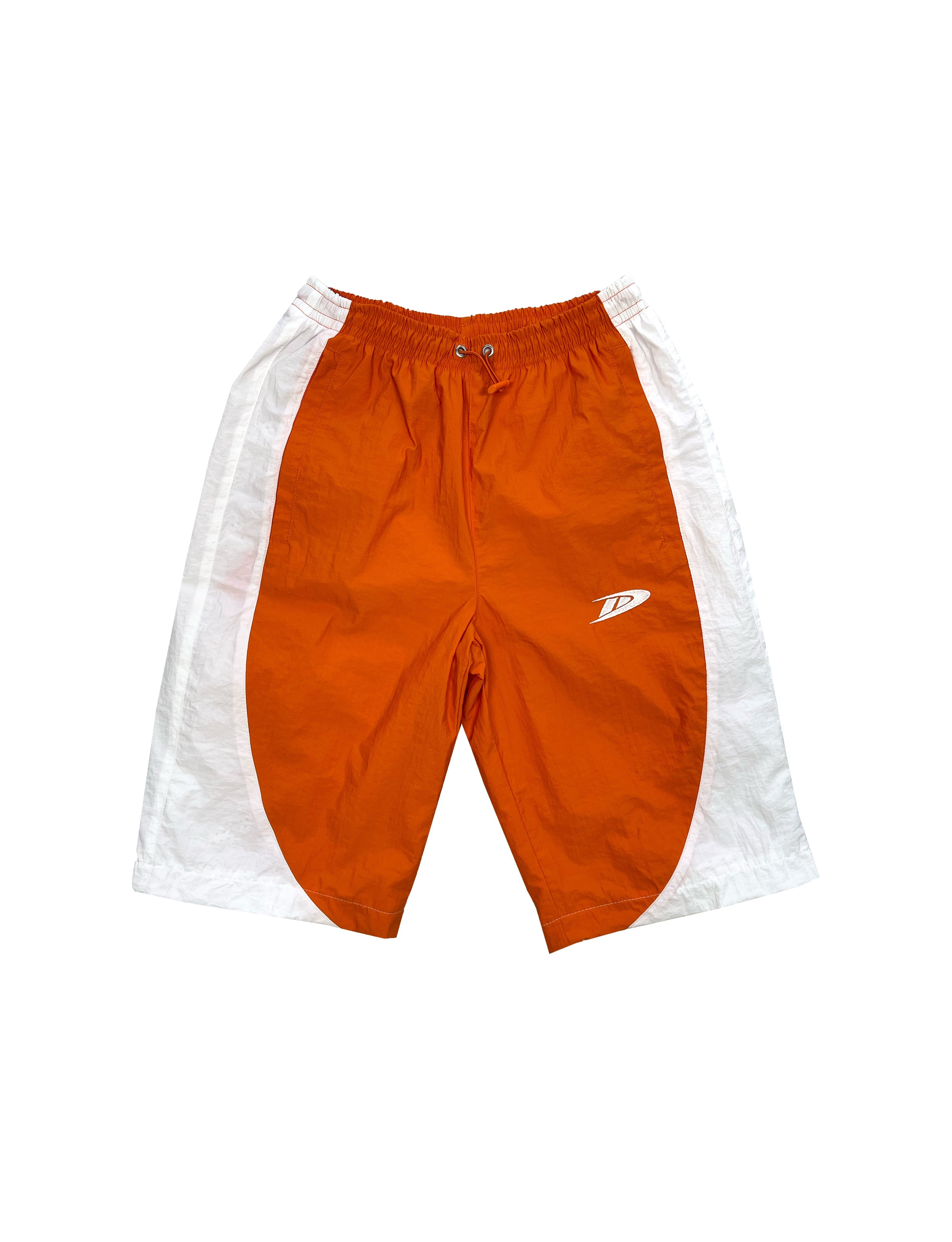 Orange windbreaker short