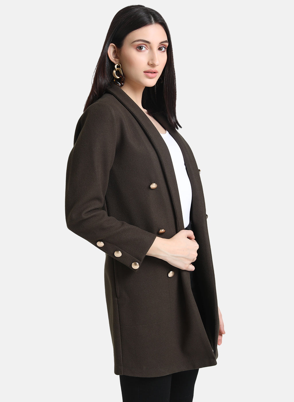 Overcoat With Gold Buttons