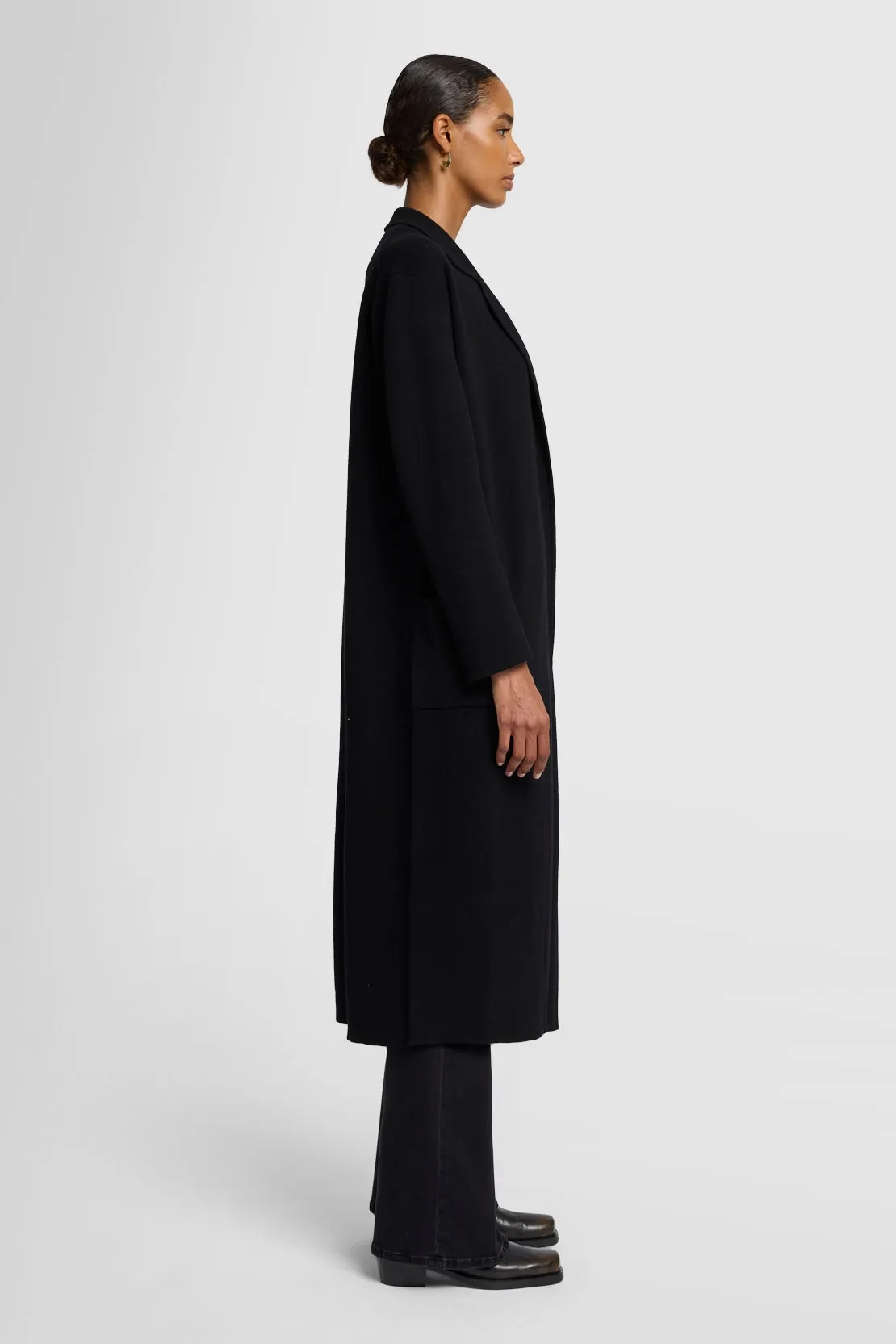 OVERCOAT WOOL BLACK