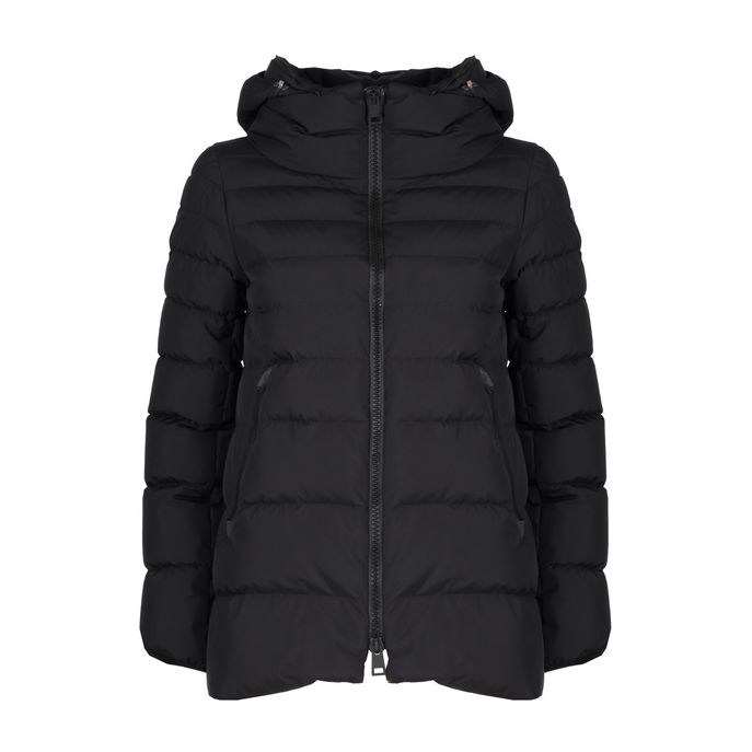 PADDED JACKET IN GORETEX WITH HOOD Woman Black