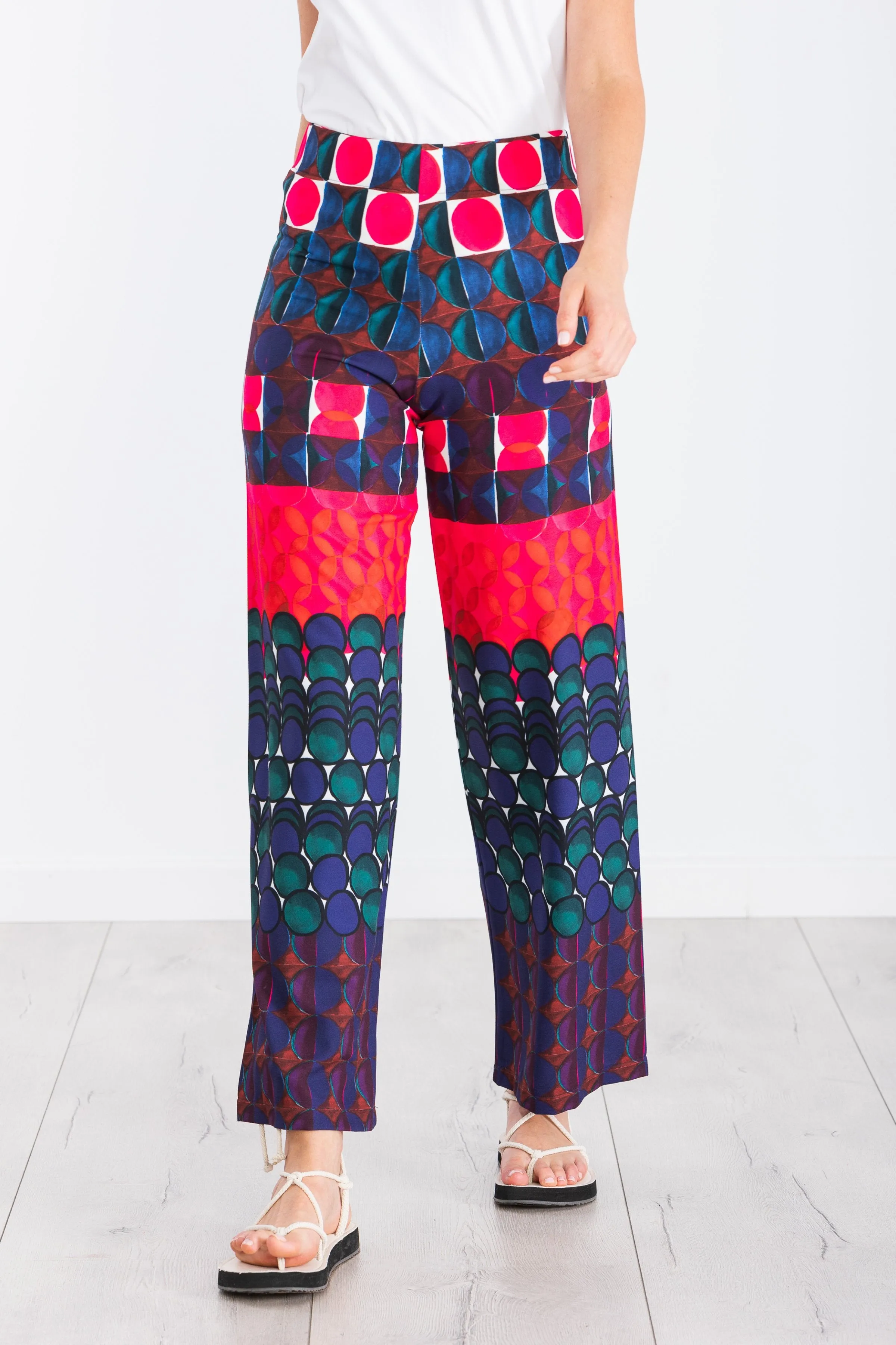 Pantalon largo estampado geometrico LolitasyL