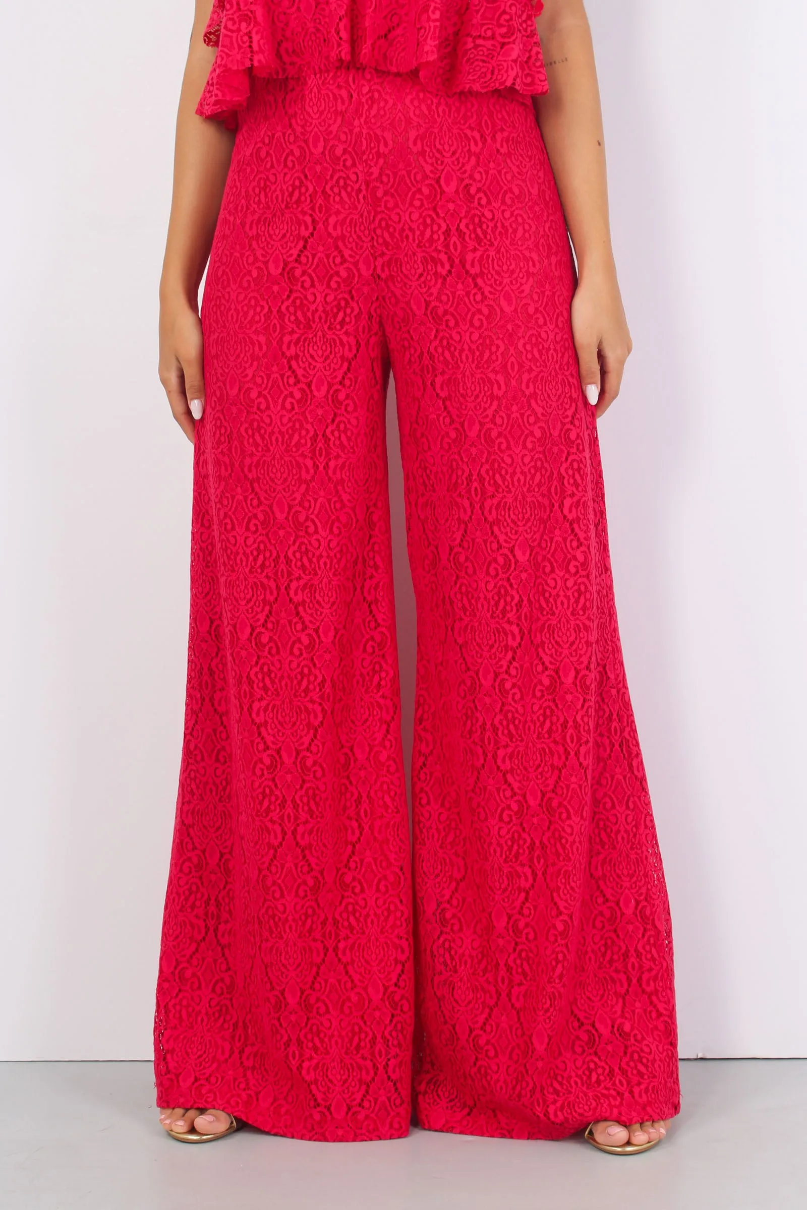 Pantalone Palazzo Pizzo Magenta