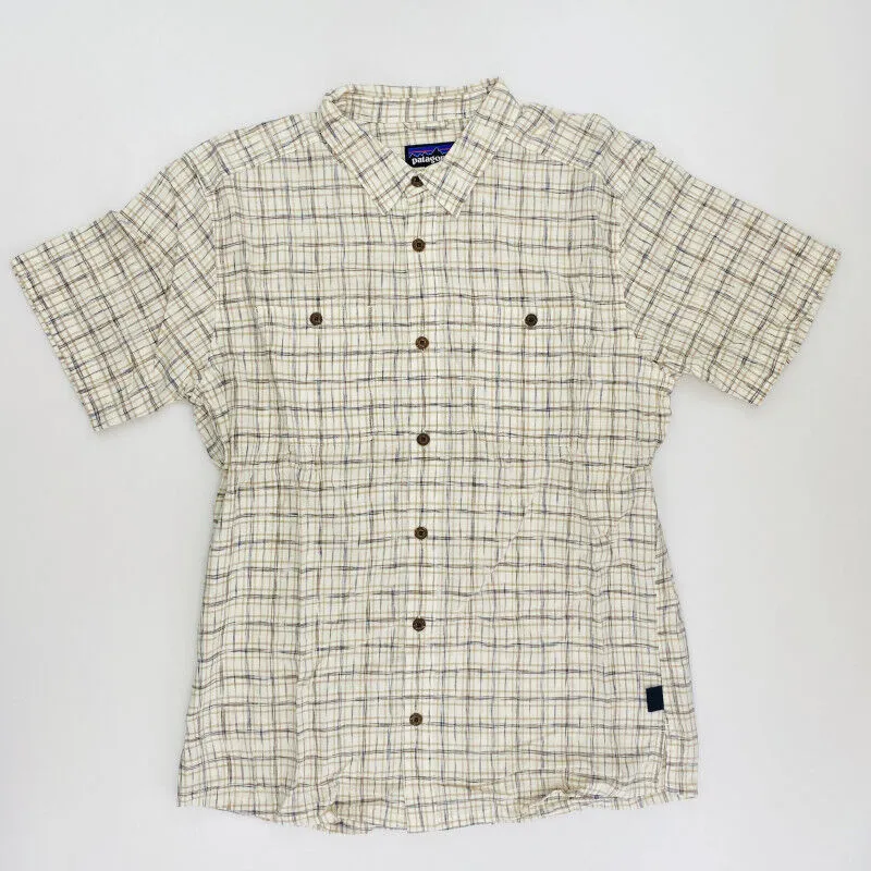 Patagonia  M'S Back Step Shirt - Camicia di seconda mano - Uomo - Beige - M