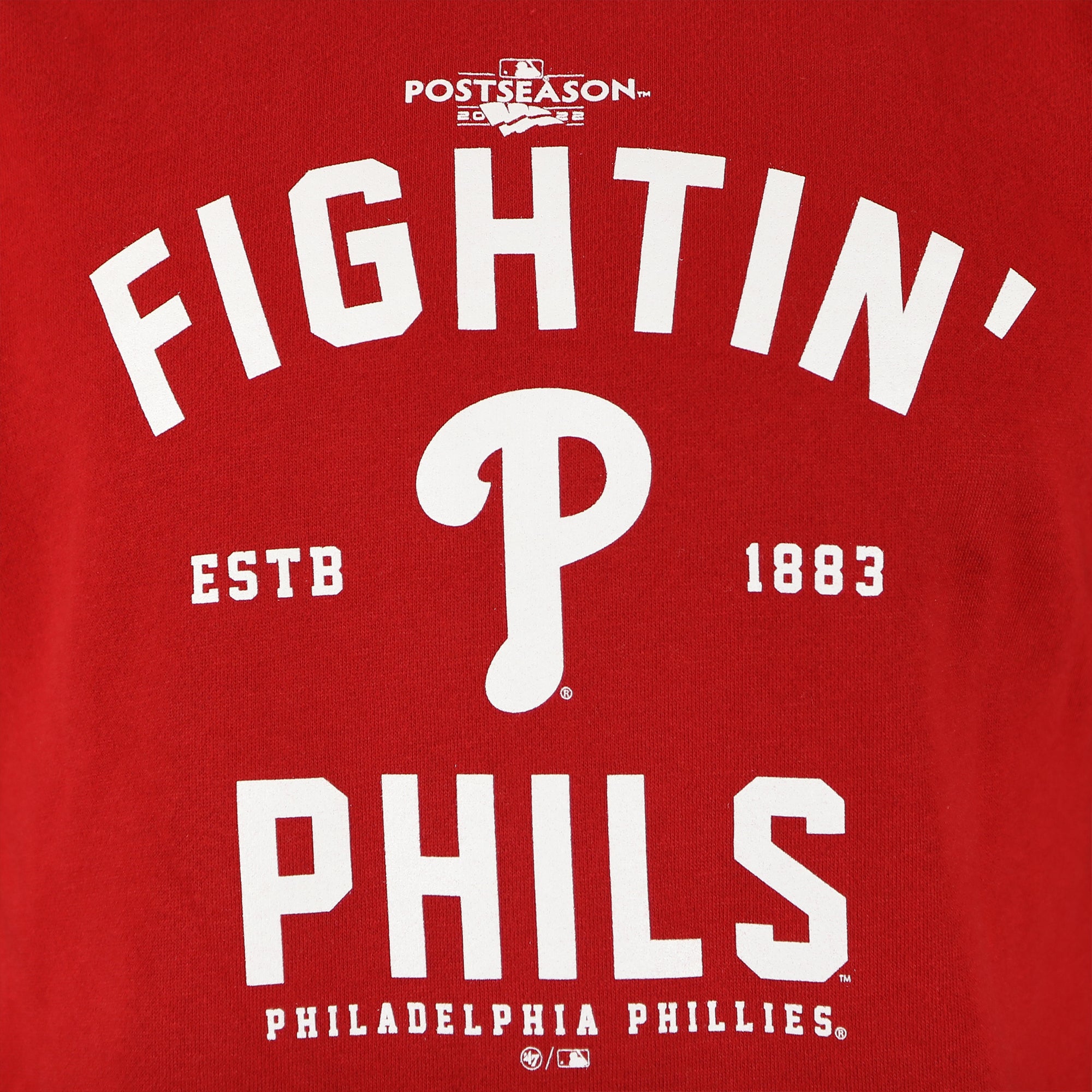 Philadelphia Phillies 2022 World Series Fightin' Phils Pullover Hoodie | 47 Brand, Red